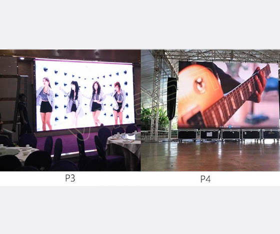 室內(nèi)全彩LED顯示屏P3和P4的區(qū)別？哪個更好？